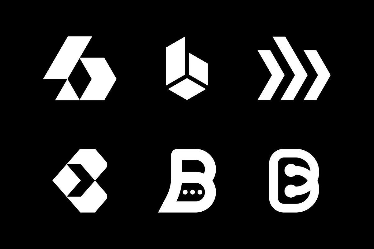B Letter Logo Mark Bundle, a Branding & Logo Template by Motaleb Hossain (Photo 1 of 2)