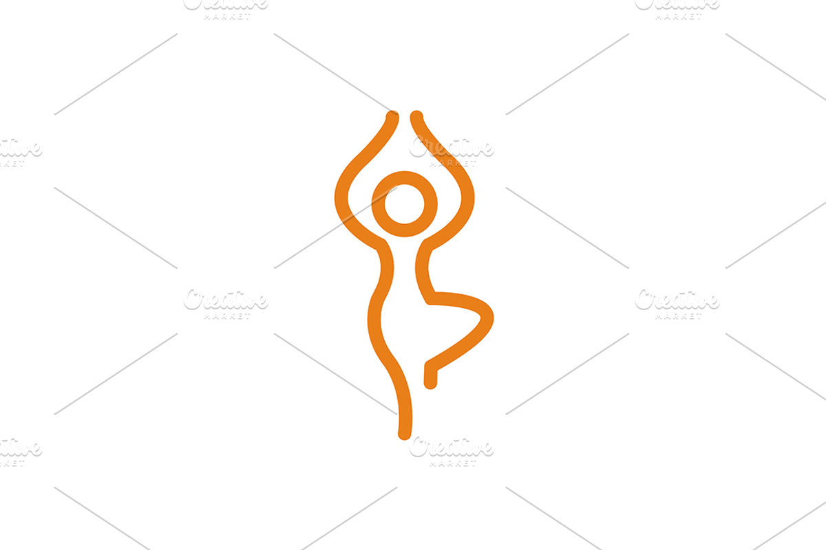 20 Logo Yoga Templates Bundle, a Branding & Logo Template by Friendesigns (Photo 12 of 21)
