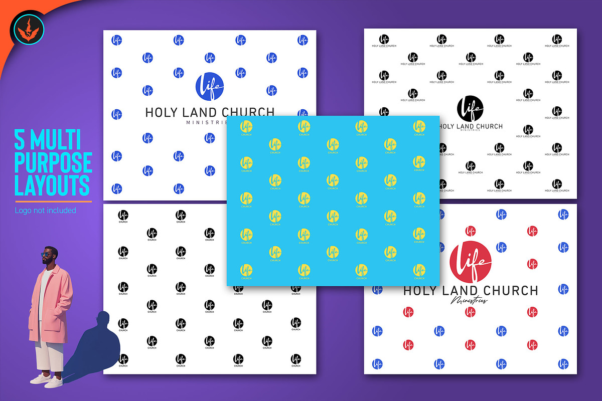 Step And Repeat Backdrop Template, a Templates & Theme by SeraphimChris (Photo 3 of 4)