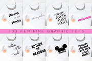 Big Bundle-Feminine Graphic Tees, a Background Graphic by iloladesign (Thumbnail 24 of 36)