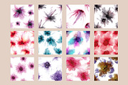 Flowers fluid art set., a Pattern Graphic by Digital illustration shop (Thumbnail 10 of 11)