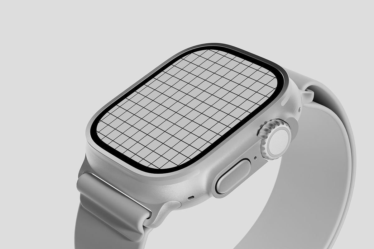 Smartwatch Mockup Pack, a Wearable Device Mockup by Neermana (Photo 4 of 12)