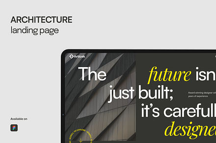 Modern Architecture Landing Page