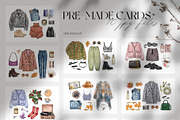 AUTUMN ESSENTIALS fashion watercolor, an Object Illustration by alenaganzhela (Thumbnail 2 of 14)