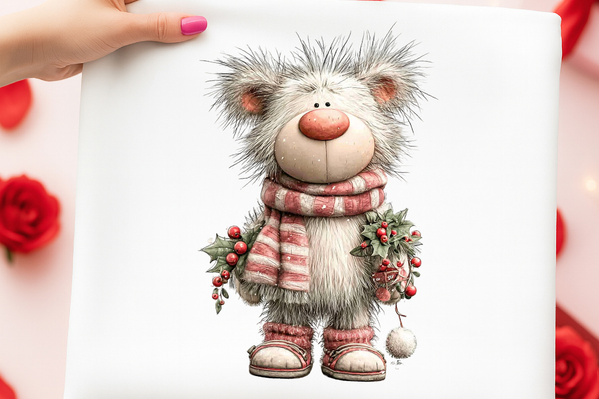 Whimsical Christmas Pink Teddies, a Transportation Illustration by Digital Artistic99 (Photo 4 of 10)
