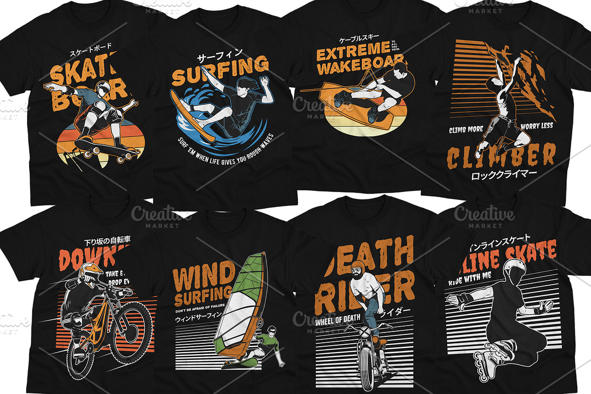 Extreme sport collection bundle, a Person Illustration by The BolzStudio (Photo 3 of 7)