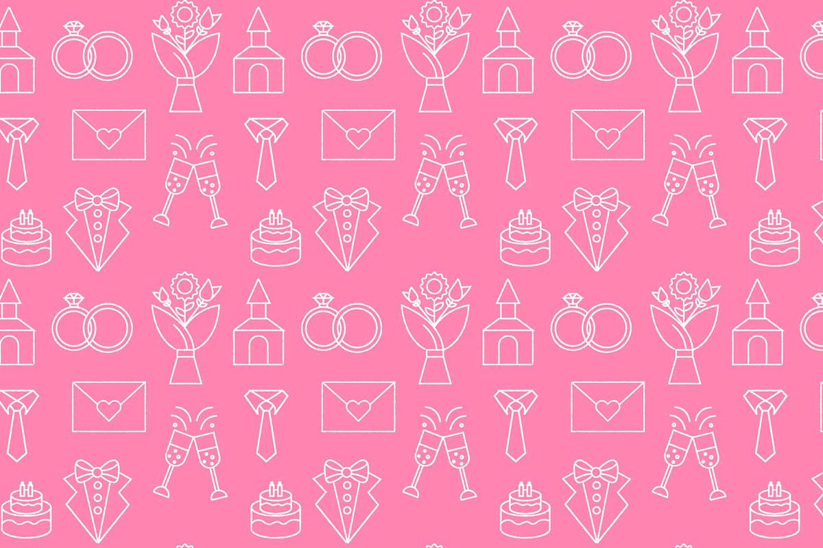 Wedding Icons, an Outline Icon by Haleigh Peterson Studio (Photo 2 of 3)