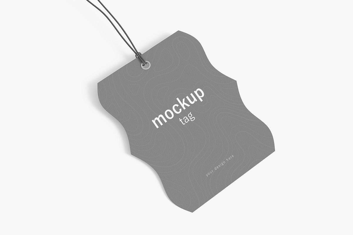 Hanging Tag Mockup Template PSD, a Product Mockup by graphypix (Photo 3 of 4)