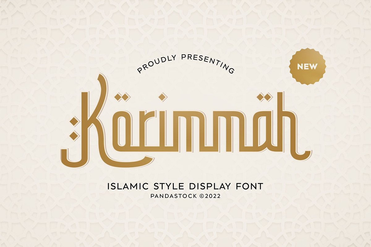 Korimmah - Arabic Style Typeface, a Font by Imoodev (Photo 1 of 5)