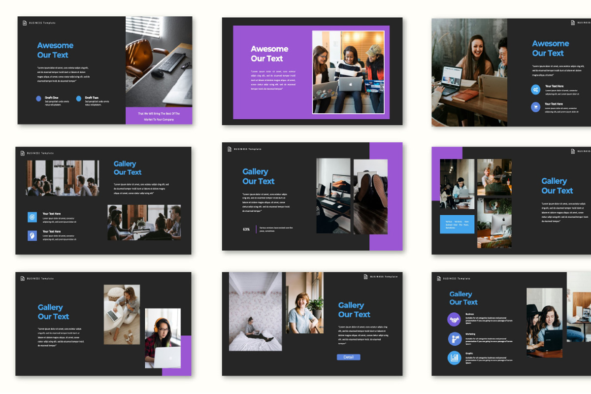 Ximen Business Google Slide, a Presentation Template by Overcloud (Photo 3 of 4)