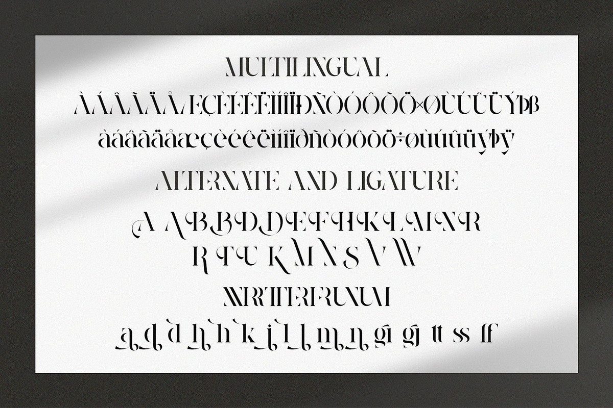 Vistera || Stencil Serif Font, a Serif Font by Idea Studio (Photo 10 of 10)