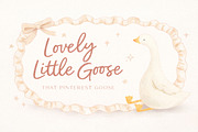 Watercolor Goose PNG Set, an Animal Illustration by Lembrik's Artworks (Thumbnail 1 of 4)