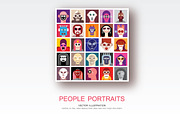People Portraits pop art design, a Person Illustration by danjazzia (Thumbnail 1 of 2)