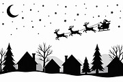 Santa Sleigh Vector Bundle, an Illustration by Amazin_art (Thumbnail 11 of 21)