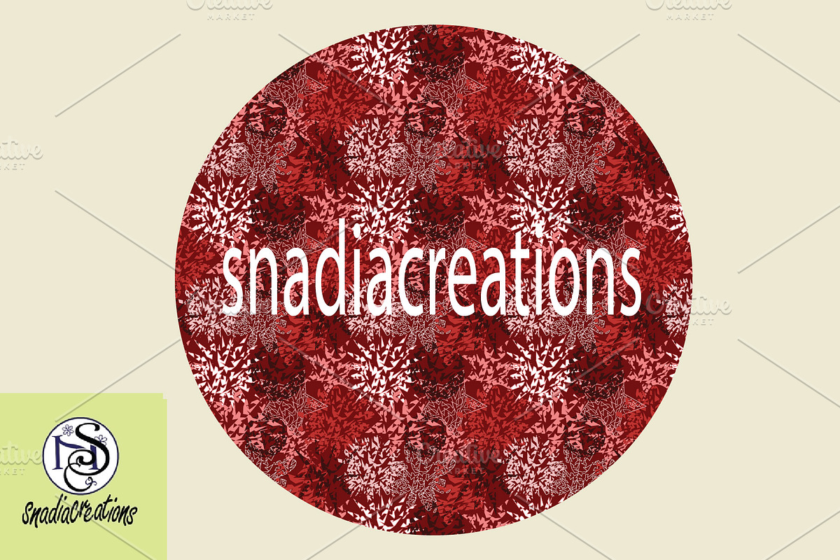 Abstract seamless pattern, a Pattern Graphic by snadiacreations (Photo 1 of 3)