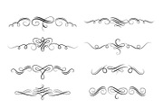 Calligraphy swirls dividers, an Object Graphic by Woters little shop (Thumbnail 3 of 3)