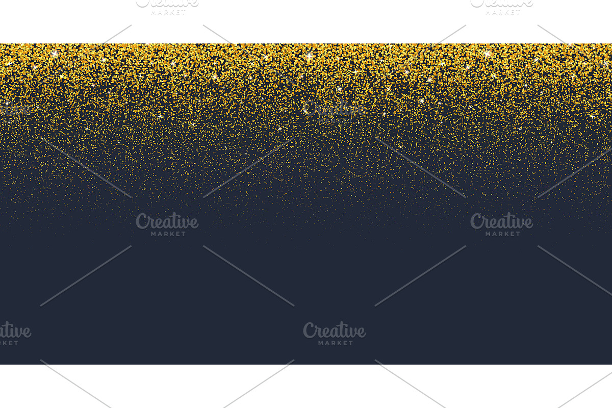 Golden glitter particles, dust spray, a Seasonal Illustration by Vector Tradition (Photo 2 of 3)