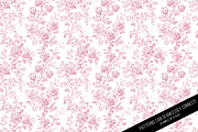 Floral Toile de Jouy Digital Paper, a Pattern Graphic by Chromolume Studio (Thumbnail 13 of 15)