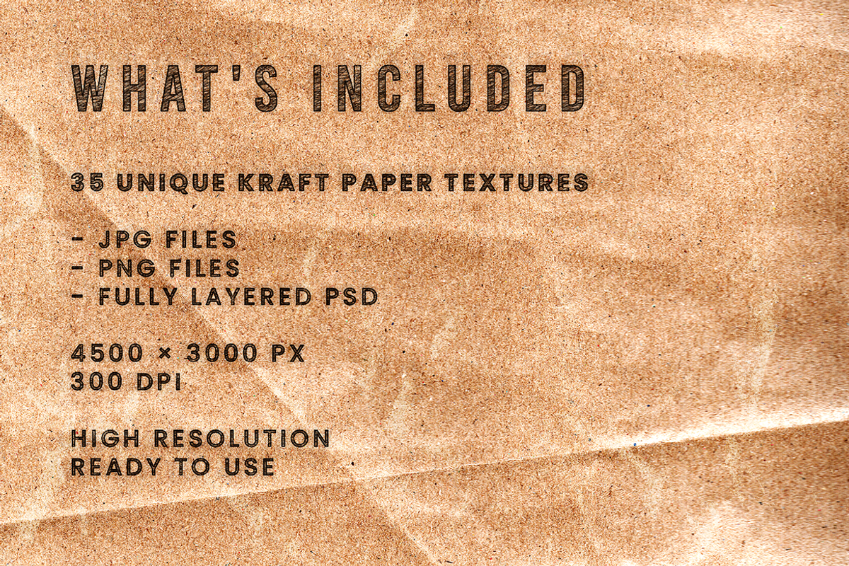 Crumpled Kraft Paper Textures, a Texture Graphic by Ary_ngeblur (Photo 7 of 7)