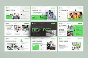 Marketing Pitch Deck Presentation, a Presentation Template by MightyDesign