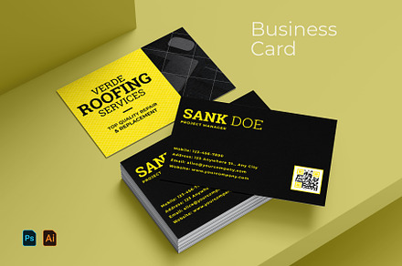 Roofing Service Business Card