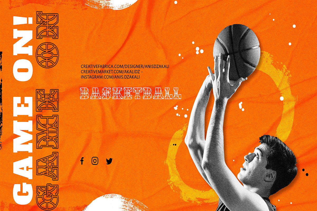 BASKETBALL, a Sans Serif Font by Dz Akali (Photo 4 of 5)