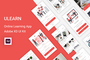Online Learning Adobe XD App