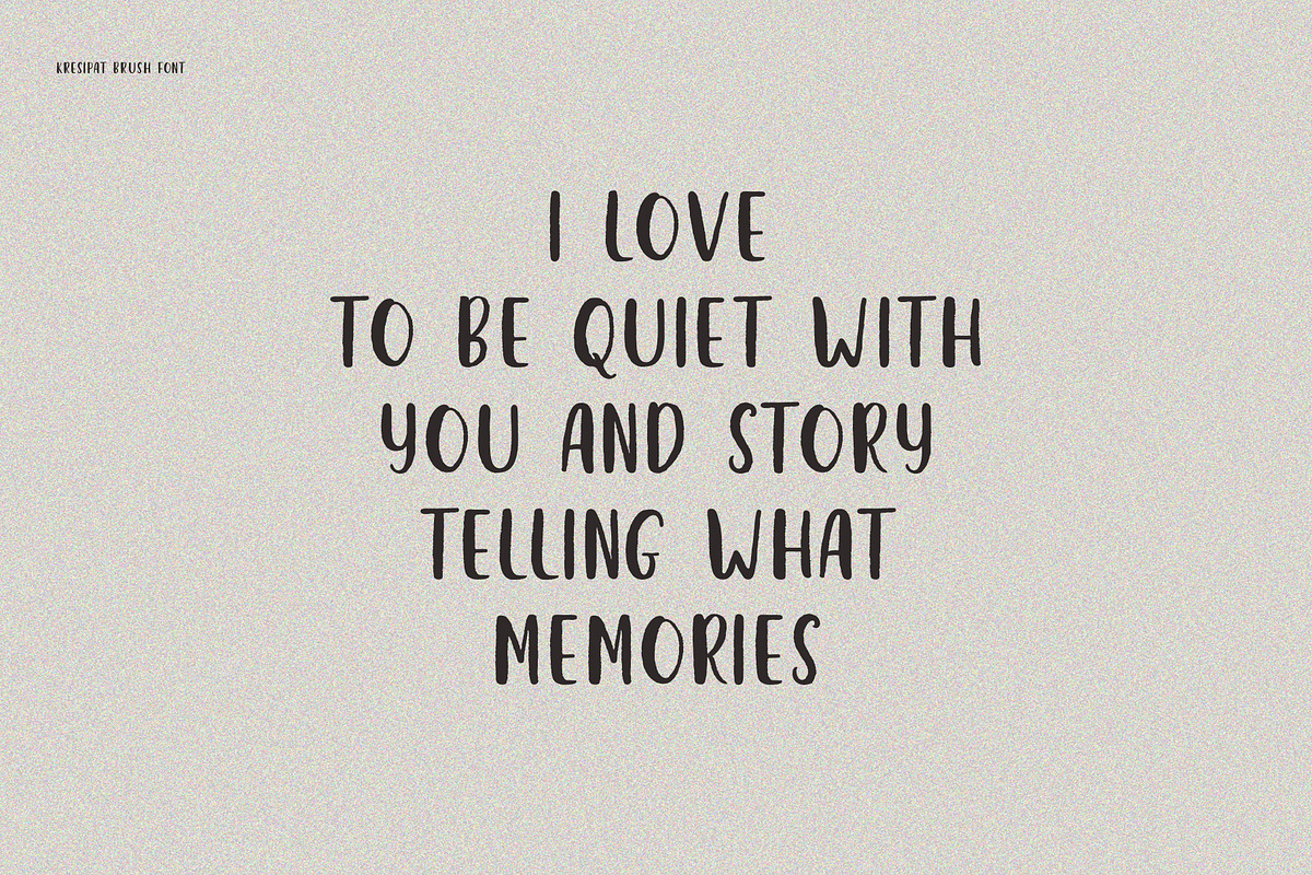 Kresipat Brush, a Handwritten Font by Realtype (Photo 6 of 10)