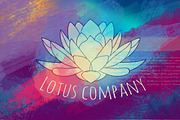 50 Lotus Flowers: Logo Bundle, an Icon by Daria Volyanskaya (Thumbnail 3 of 5)