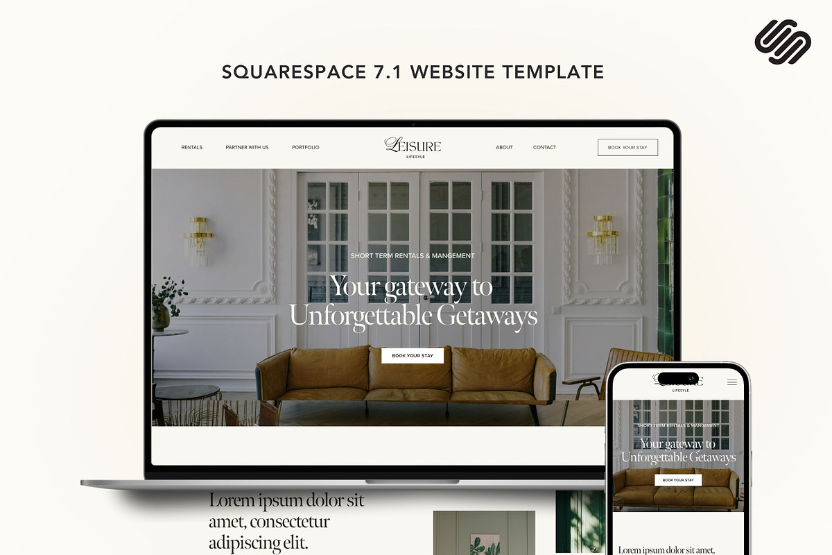Squarespace 7.1 | Leisure Lifestyle, a Squarespace Template by HerstedHertz (Photo 1 of 11)
