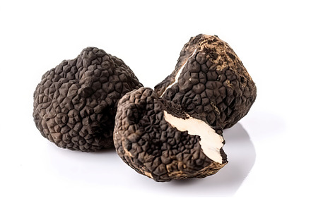 Cut whole black truffles food edible, a Food & Drink Photo by Ylivdesign