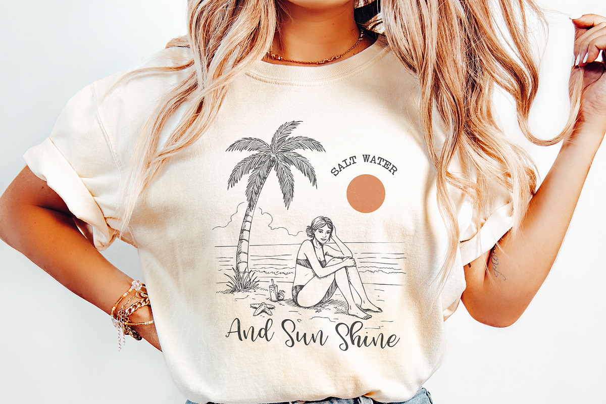 Salt Water And Sun Shine Png, an Illustration by SharpMarketplace (Photo 2 of 9)