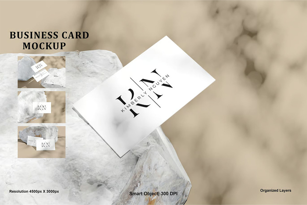 Business Card Mockup, an Advertising Mockup by zpackcreative (Photo 1 of 5)
