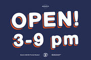 Generic G25-ES 'Formal Shadow', a Sans Serif Font by More Etc. Studios (Thumbnail 5 of 8)
