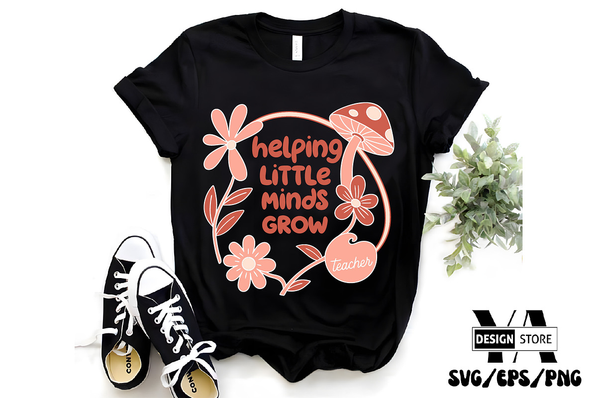 Teacher Boho Floral SVG PNG Bundle, an Illustration by Ya_ Design Store (Photo 17 of 17)