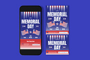 Memorial Day Flyer, a Flyer Template by graphicook (Thumbnail 3 of 3)