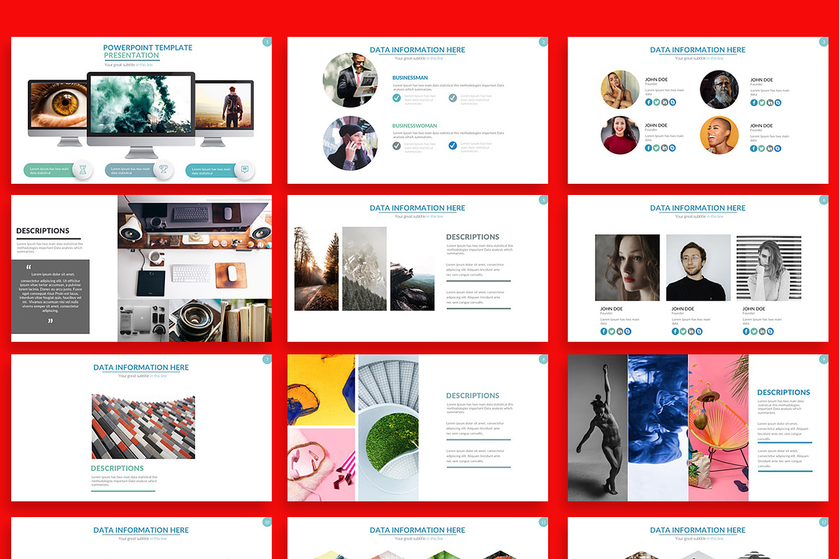 Clean Powerpoint Presentation, a Presentation Template by Graphicgo (Photo 4 of 25)