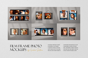 Vintage Film Frames Mockup Bundle