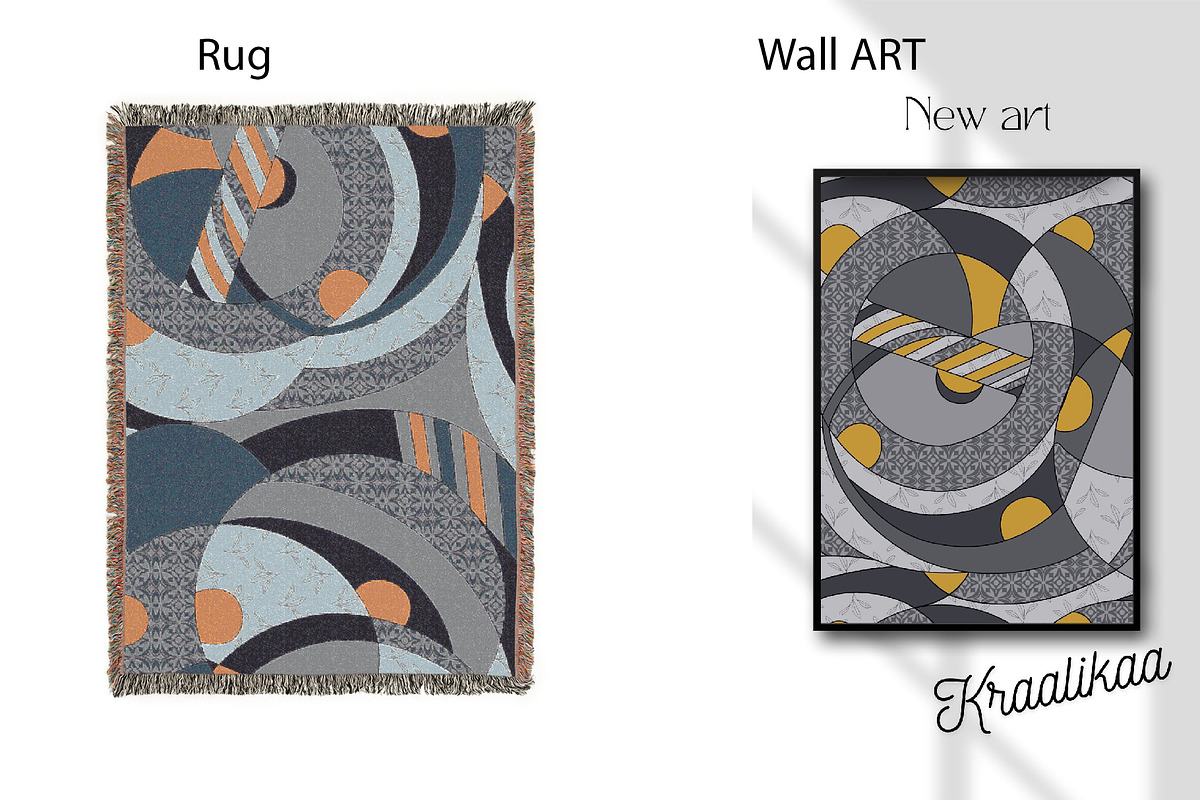 Industrial Spirals-  Home & Fashion, an Illustration by kraalikaacreations (Photo 3 of 3)