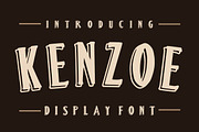 Kenzoe, a Serif Font by Fourteen Letter (Thumbnail 2 of 9)