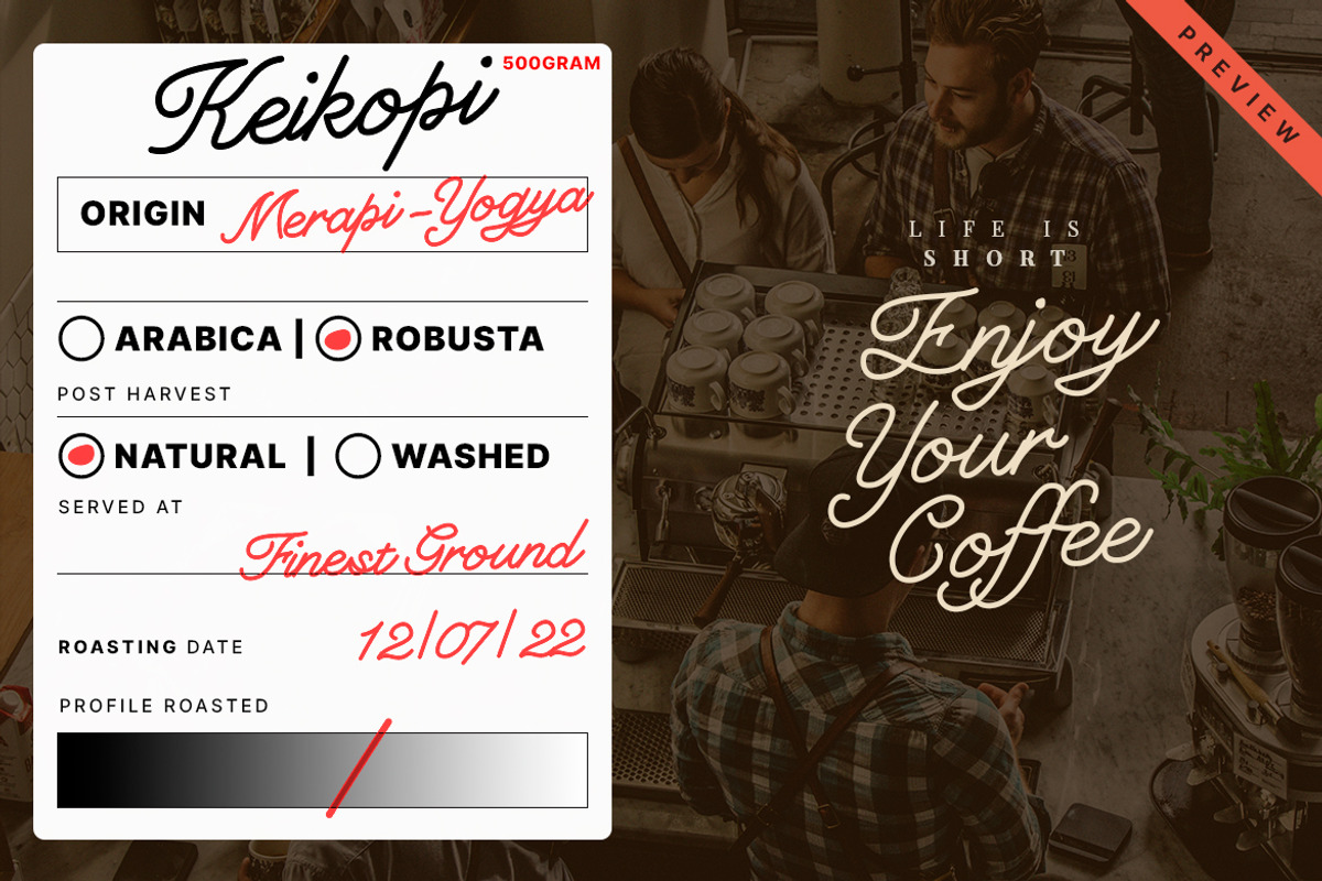 Sakéna Handwriting Font, a Script Font by RMPL.std (Photo 4 of 5)