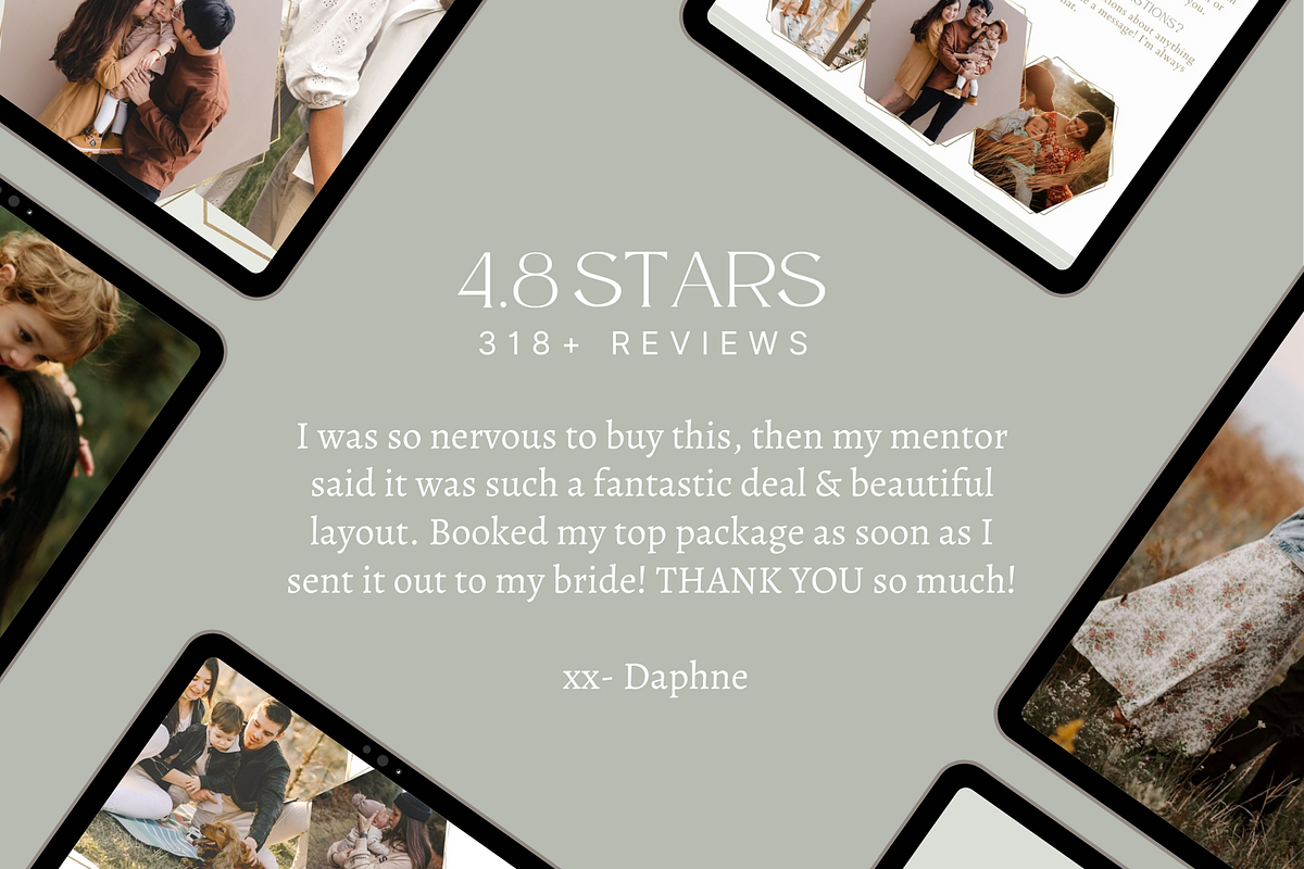 GOLD Family Photography Canva Guide, a Magazine Template by Signature Edits (Photo 8 of 11)