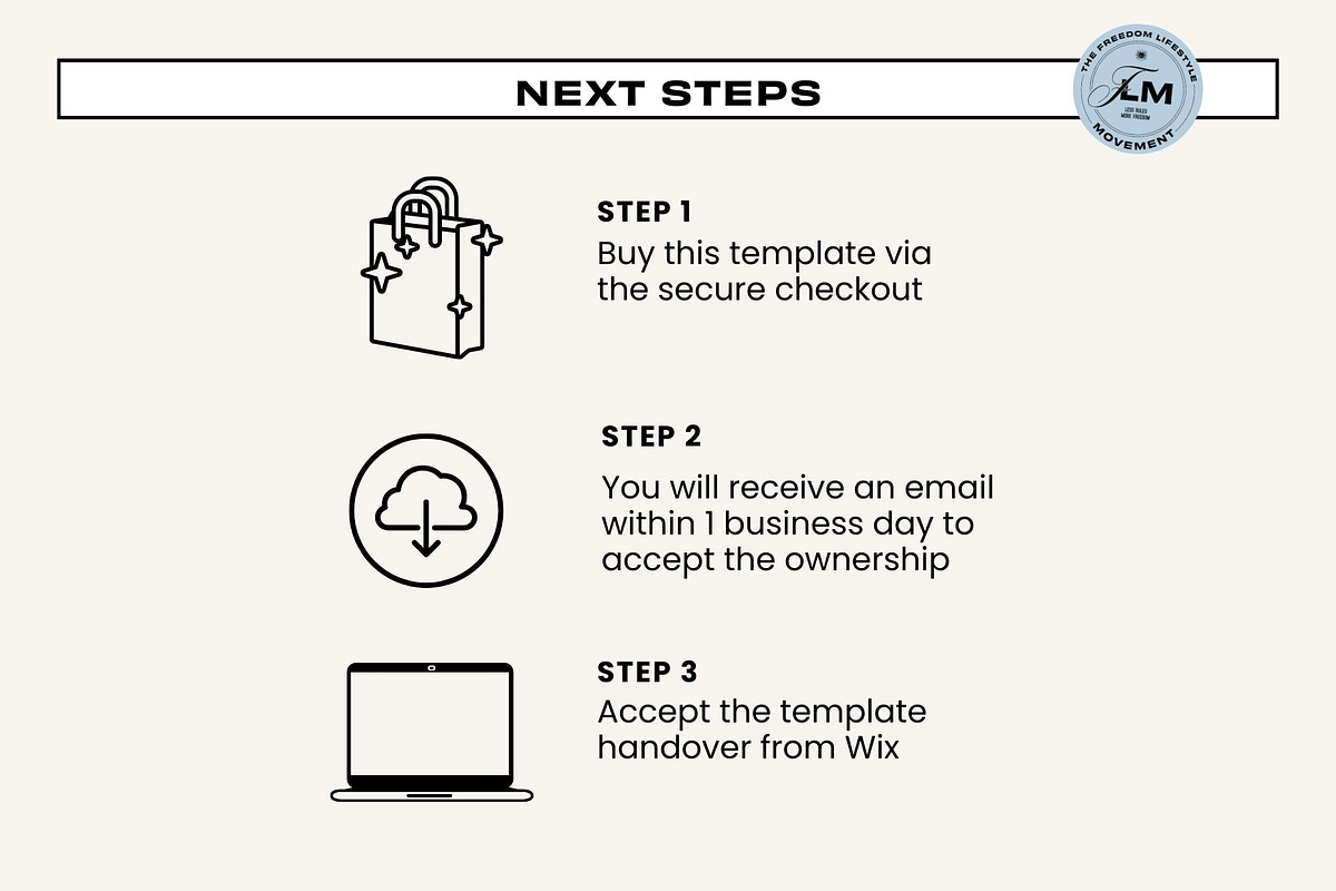 Wix Website - White Luxe, a Websites & App Template by Freedom Business Shop (Photo 11 of 11)