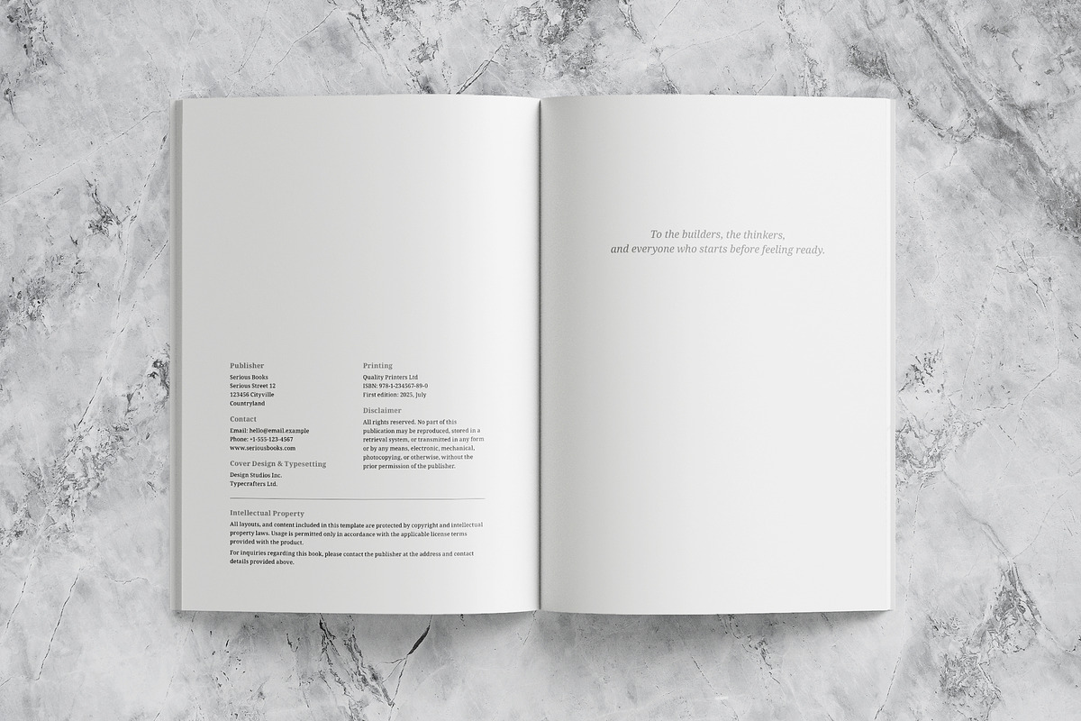 Simple Book Template, a Brochure Template by Template Temple (Photo 3 of 15)