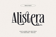 Alistera, a Serif Font by Cruzine (Thumbnail 1 of 8)