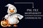 Funny Halloween Silly Goose Clipart, an Illustration by Libby Wishes (Thumbnail 7 of 7)