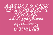 Blissara a Script Font, a Script Font by Berdansabersama (Thumbnail 2 of 9)