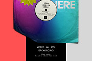 Vinyl Record Mockup, a Packaging Mockup by BULBFISH (Thumbnail 3 of 10)