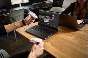 Virtual reality gaming setup with, a Technology Photo by wip3out