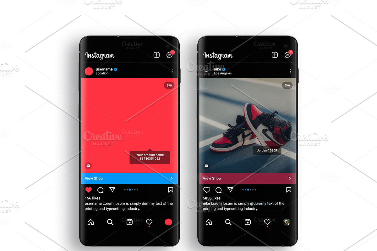 Instagram Template Mockup 2022 XD, a Social Media Template by Dilshod Sobirov (Photo 5 of 16)